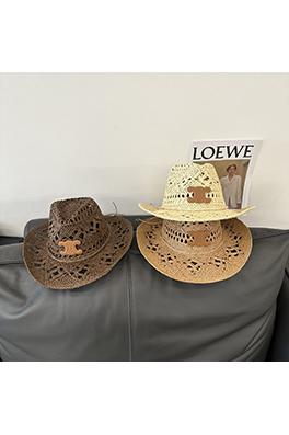 セリーヌコピー 新モデル夏の麦わら透かし編みパナマ帽