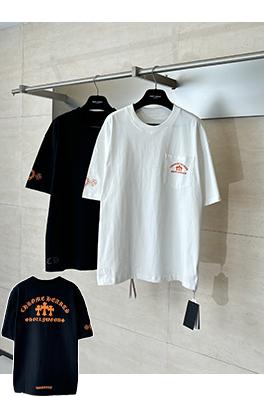 クロムハーツブランドコピー Hollywood 限定ポケットプリント半袖Tシャツ