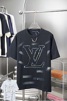 ルイヴィトン LV 新作グラフィティエンボス半袖Tシャツ