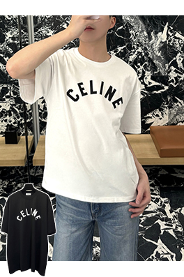 セリーヌ CELINE レターロゴ入り半袖Tシャツ