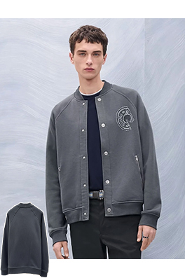 エルメス サドルタオル刺繍入りベースボールジャケット