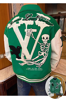 ルイヴィトンスーパーコピー LV オズの魔法使い刺繍りベースボールジャージ