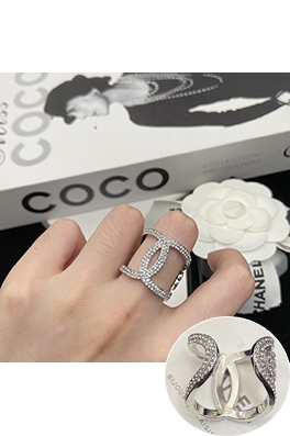 シャネル ダブルCフルダイヤモンドリング