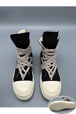 リックオウエンスコピー クラシックでスタイリッシュなハイカットシューズ