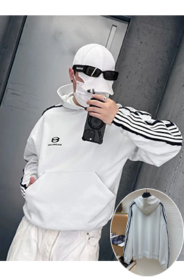 バレンシアガスーパーコピー Balenciaga 肩付きフード付きスウェットシャツ