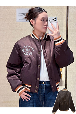 ルイヴィトン L.V.M SINCE 1854 装飾の付きフライトジャケット