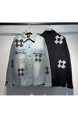 アミリスーパーコピー 新作レトロデニム長袖シャツ