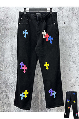 クロムハーツコピー ストレートレッグジーンズ