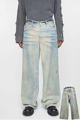 アクネストゥディオズ 1981 ゆったりとしたウォッシュドデニムジーンズ