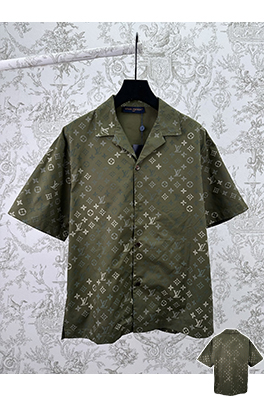ルイヴィトンブランドスーパーコピー MONOGRAM クラシックのワークウェア半袖シャツ