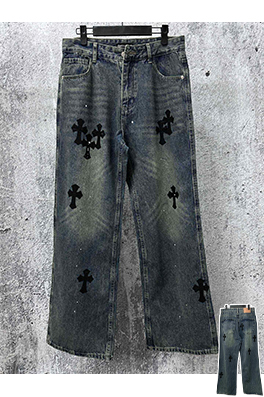 クロムハーツブランドコピー ストレートレッグジーンズ