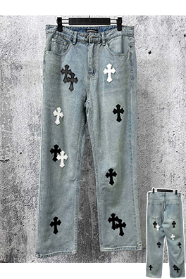 クロムハーツ 新モデルストレートレッグジーンズ