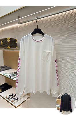 クロムハーツ ローズレッドの長袖シャツ