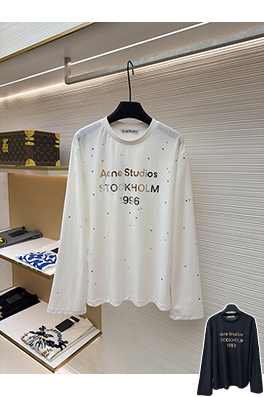 アクネストゥディオズコピー Acne Studios レーザーラインストーン付き長袖シャツ