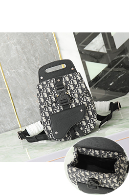 ディオールコピー Oblique ジャカードミニサドルバッグバックパック