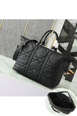 ディオールスーパーコピー Weekender 40 クラシックなカナージュチェック柄ハンドバッグ