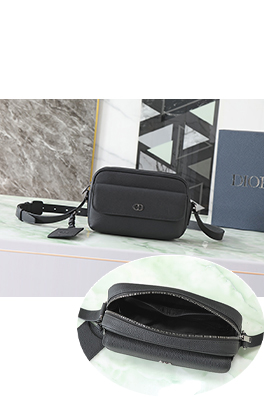 ディオールブランドコピー CD Icon ファスナー付きメッセンジャーバッグ