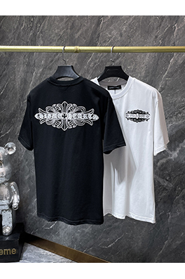 クロムハーツ クラシックなサンスクリット文字の半袖Tシャツ