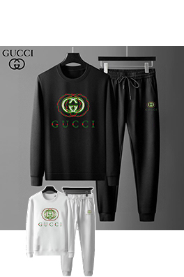 グッチスーパーコピー Gucci 人気のトレンドクルーネックのスウェットシャツとパンツのセット