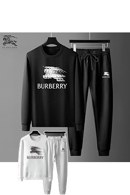 バーバリー BURBERRY 新モデル人気のトレンドクルーネックのスウェットシャツとパンツのセット