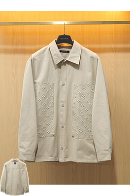 ルイヴィトンスーパーコピー Monogram ワークウェアスタイルのシャツジャケット