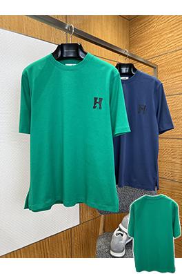 エルメスコピー Hロゴ入り半袖Tシャツ