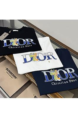 ディオール DIOR 胸にプリントのロゴが入った半袖Tシャツ