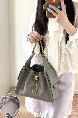 シャネルコピー Hobo Antiba レディースヒッピー風の小さなグレーのバッグ