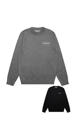 アレキサンダーワン Alexander Wang シンプルなスローガン入りセーターのベースレイヤー