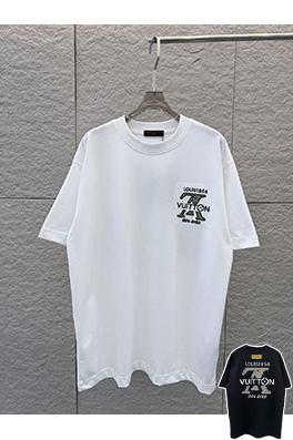 ルイヴィトン LOUIS VUITTON 3Dの刺繍入り半袖Tシャツ