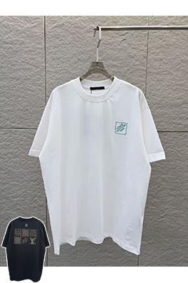 ルイヴィトンコピー LOUIS VUITTON 新モデル3Dの刺繍入り半袖Tシャツ