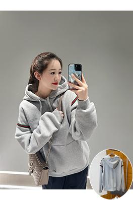グッチブランドスーパーコピー リボン飾りの付いたフード付きスウェットシャツ