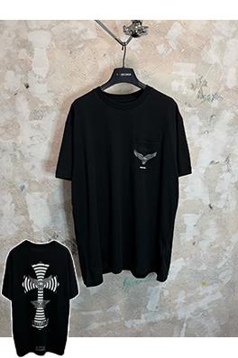 クロムハーツスーパーコピー Foti スカルクロス柄の半袖Tシャツ 9,980