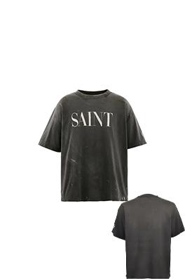 セントマイケル 胸に「SAINT」のロゴが入った半袖Tシャツ