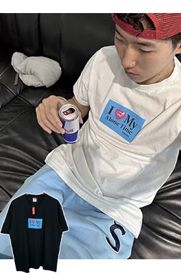 シュプリーム SUPREME ピンクのハート文字プリント半袖Tシャツ