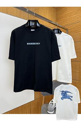 バーバリーブランドスーパーコピー BURBERRY カジュアルでクラシックなレタープリントの半袖Tシャツ