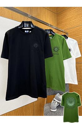 バーバリー BURBERRY 太陽の文字刺繍入りクルーネック半袖Tシャツ