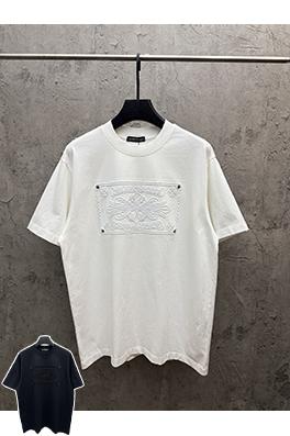 クロムハーツスーパーコピー 3D中空刺繍アーチブリッジ半袖Tシャツ