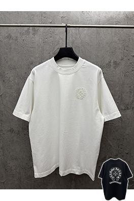 クロムハーツスーパーコピー クラシックな3D刺繍入りUV変色半袖Tシャツ