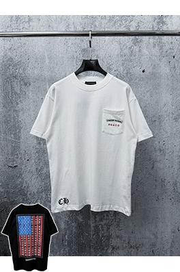 クロムハーツスーパーコピー 国旗柄クルーネックTシャツ