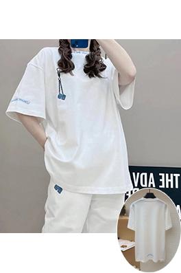 クロムハーツスーパーコピー Vegas ラスベガスのサイコロ柄プリント半袖Tシャツ