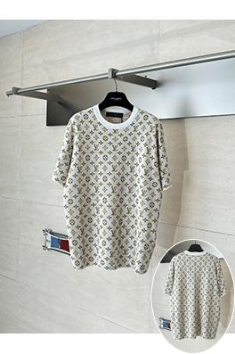 ルイヴィトン Monogram モノグラムプリント総柄ニット半袖Tシャツ