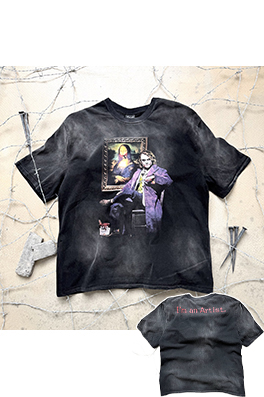 セントマイケル ピエロアーティストとのコラボレーションによる限定半袖Tシャツ