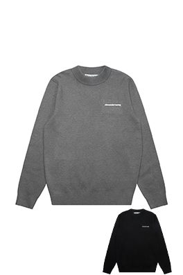 アレキサンダーワン Alexander Wang シンプルなスローガン入りセーターのベースレイヤー