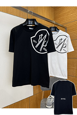 モンクレール MONCLER コラボレーションアートプリントクルーネック半袖Tシャツ