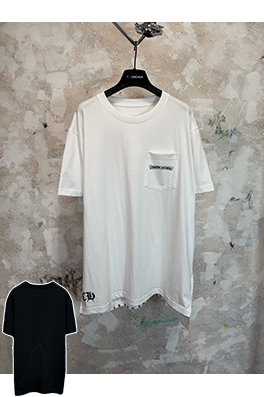 クロムハーツ 手描きの炎柄が全面にプリントされた半袖Tシャツ