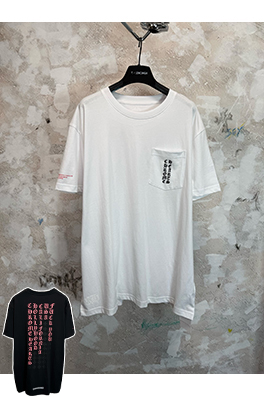 クロムハーツ 手作りのサンスクリット文字入り半袖Tシャツ