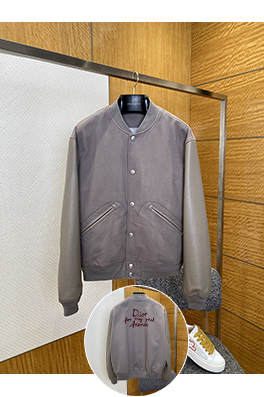 ディオールブランドコピー Dior for my real friends パッチワークベースボールジャケット