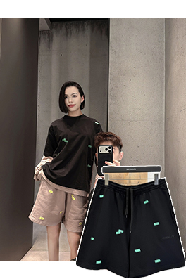 バレンシアガ 520 シリーズ コットン刺繍入りショートパンツ