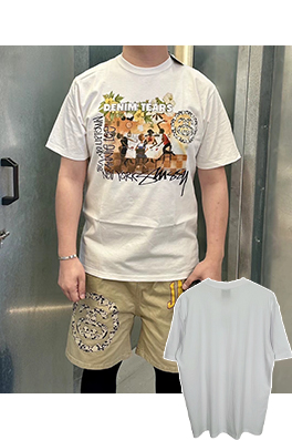 シュプリームスーパーコピー SUPREME TEARS コラボレーションプリント入り半袖Tシャツ